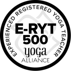 E-RYT 500 Yoga Alliance, Experienced Registered Yoga Teacher